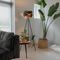 Lampadaire moderne noir - Cloth