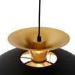 Moderna-okrugla-viseća-lampa-crna-sa-zlatom-3-slojna---Titus
