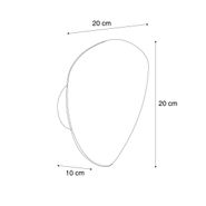 Dizajnerska-zidna-svjetiljka-bež-organska-20-cm-2-svjetla---Pulley
