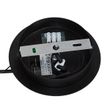 Lampa-suspendată-inteligentă-neagră-cu-sticlă-fumurie-rotundă-cu-6-lumini,-inclusiv-WiFi-C35---Mochan