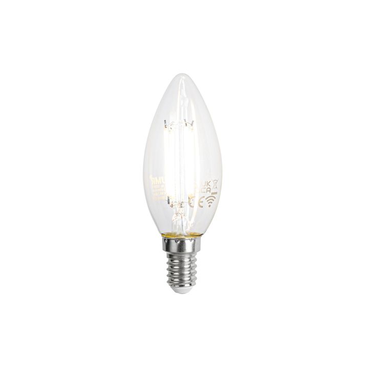 Lampa suspendată inteligentă neagră cu sticlă fumurie rotundă cu 6 lumini, inclusiv WiFi C35 - Mochan