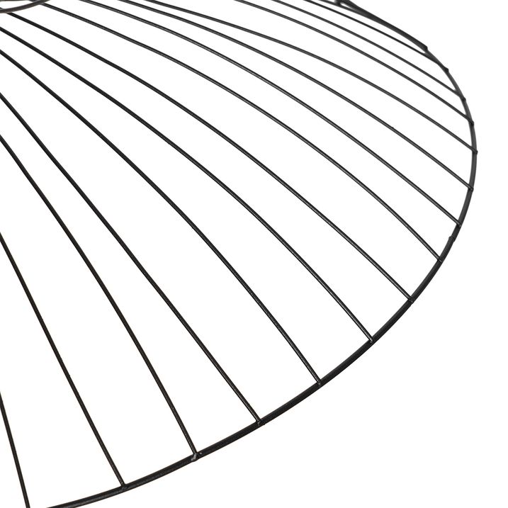 Lampă pendant de design neagră 66cm - Pua
