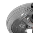 Candeeiro-de-suspensão-Art-Deco-preto-com-vidro-fumê-redondo-3-luzes---Ayesha