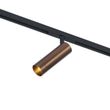 Moderne-skinnesystem-med-6-spots-og-4-pendellamper-Easylift-mørk-bronze-1-faset---Slimline-Uzzy-Tira