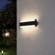 Moderne-vegglampe-svart-30-cm-inkl.-LED-CCT-IP54---Vanya