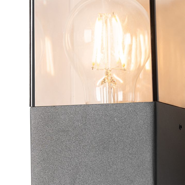 Chytré moderní venkovní nástěnné svítidlo antracitové IP44 vč. Wifi P45 - Dánsko