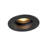 Modern-Recessed-Spotlight-Black-9.2-cm-Swivel-and-Tiltable---Chuck