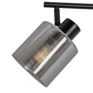 Candeeiro-de-teto-com-focos-ajustáveis-preto-com-vidro-fumê-3-luzes---Laura