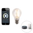 Lampada-da-parete-per-esterni-intelligente-marrone-ruggine-IP44-con-WiFi-P45---Denmark