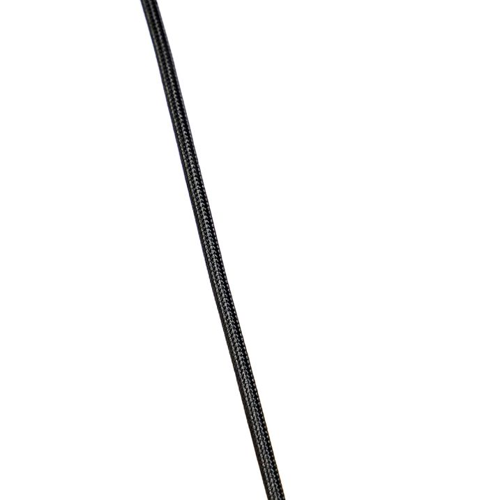 Art Deco viseća lampa mesing 45 cm 3-svetla roze - Pallon