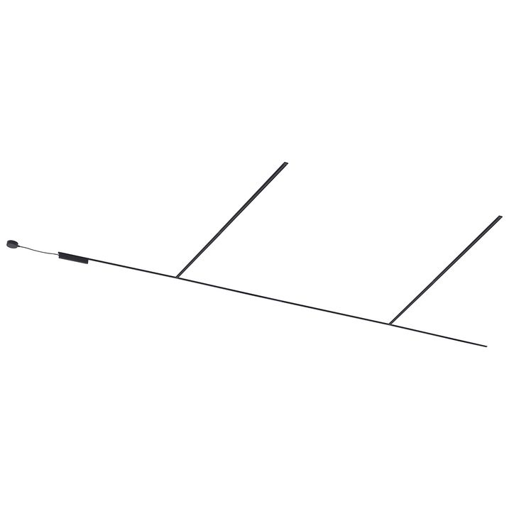 Moderný koľajnicový systém čierny 1-fázový 800 cm - Magnetic