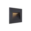 Set-di-6-lampade-da-parete-ad-incasso-moderne-nere-11,5-cm-LED-incluso-IP65---Trem