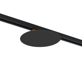 Moderne plafondlamp zwart voor railsysteem 1-fase 2-lichts - Iconic Pulley