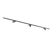 Modern-Track-Lighting-System-with-3-Spotlights-Black-1-Phase---Iconic-Scopio