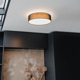 Laelamp must 40 cm koos LED-iga - Drum LED