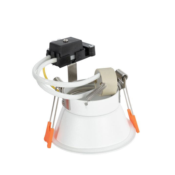 Set van 6 inbouwspots wit GU10 50mm IP44 - Dept