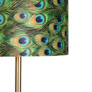 Vloerlamp-messing-met-pauw-kap-40-cm---Simplo