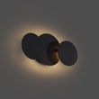 Модерна-стенна-лампа-черна,-включваща-LED-3-степенно-димиране-3-светлини---Sunrise