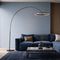 Design Arc Floor Lamp Black Incl. LED 3-Step Dimmable - Anello