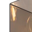 Stehende-Außenlampe-schwarz-50-cm-IP44-mit-Rauchglaseffekt---Dänemark
