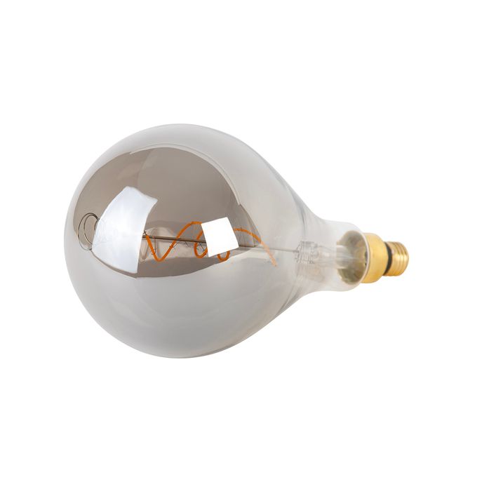 E27 dimmbare LED-Spirale Filament Glühbirne A165 Rauch 4W 120lm 1800K