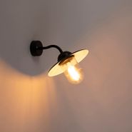 Lampada-da-parete-per-esterni-intelligente-nera-IP44-con-WiFi-A60---Monaco