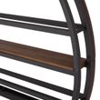 Modern-Wall-Lamp-Black-with-wine-rack-Incl.-LED---Wine-Rack