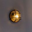 Candeeiro-de-parede-e-teto-dourado/latão-redondo-IP44---Noutica