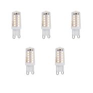 5er-Set-dimmbarer-G9-LED-Lampen-1,2W-100lm-2700K