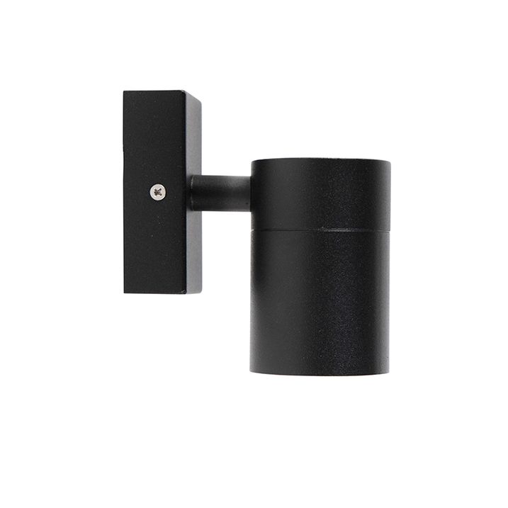 Slimme buiten wandlamp zwart incl. WiFi GU10 IP44 - Solo
