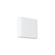 Moderne-Aussenwandleuchte-weiss-11,5-cm-inkl.-LED---Batt