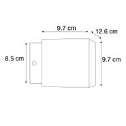 LED-dahil-siyah/altın-tasarım-duvar-lambası---Caja