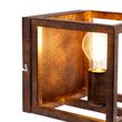 Industriële-wandlamp-roestbruin---Cage