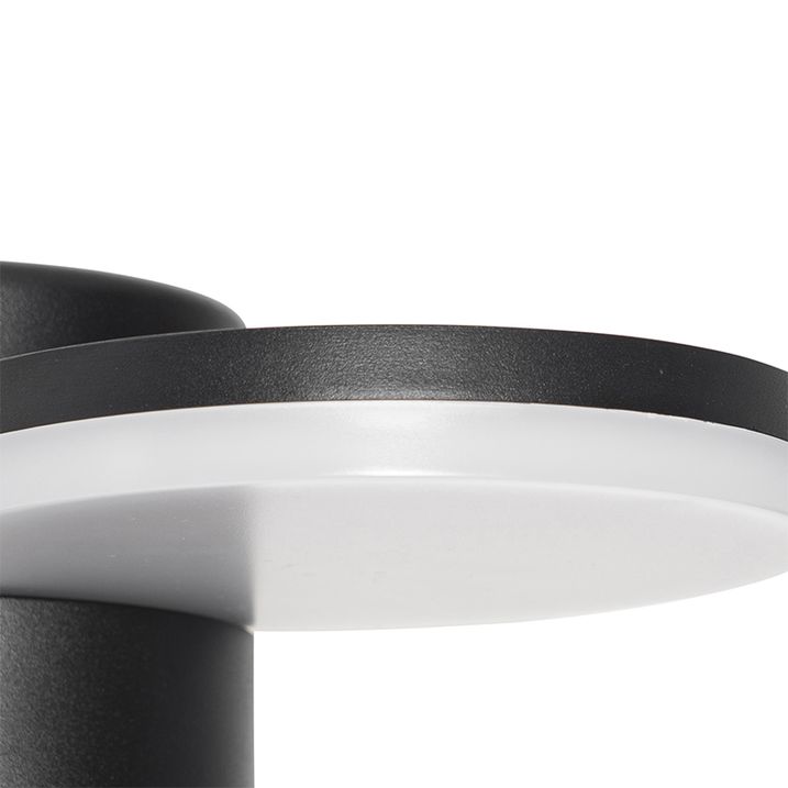 Vonkajšia nástenná lampa čierna vrátane LED IP54 senzor pohybu - Esmee