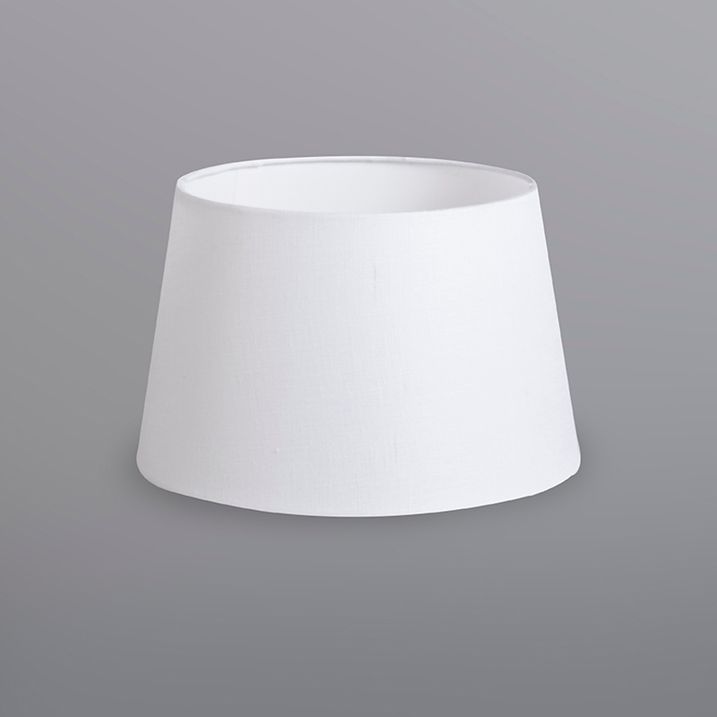 Lampe de table or/laiton avec abat-jour blanc 25 cm réglable - Parte