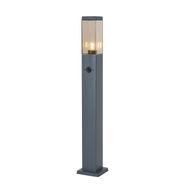 Spoljna-lampa-tamno-sive-boje-sa-dimnim-staklom-80cm-IP44-sa-utičnicom-i-senzorom-pokreta---Malios