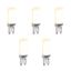 Set-di-5-Lampadine-LED-G9-a-3-Intensità-Opal-4,5W-500lm-2700K