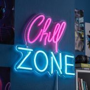 Lampada-da-parete-al-neon-rosa-e-blu-con-LED---Chill-Zone