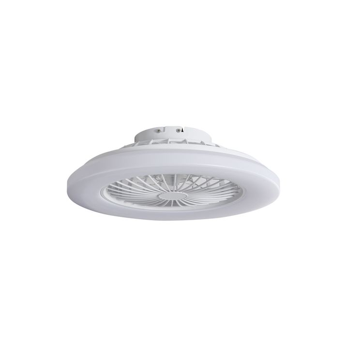 Plafondventilator wit 48.5cm incl. LED dimbaar in Kelvin met afstandsbediening - Clemo