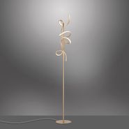 Lampada-da-terra-di-design-in-ottone-con-LED-e-dimmer---Krisscross