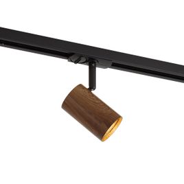 Modern Track Spot Walnut Wood Print for 1-Phase Track System - Iconic Jeana