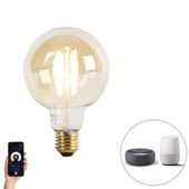 Smart E27 LED lamp G95 goud 7W 806 lm 1800K - 3000K