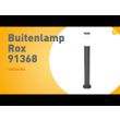 Buitenlamp-paal-antraciet-met-opaal-80-cm-IP44---Rox