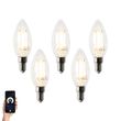 Juego-de-5-bombillas-LED-E14-inteligentes-B35-4,5W-470-lm-2700K