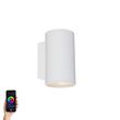 Llambë-Muri-Inteligjente-e-Rrumbullakët-e-Bardhë-me-2-WiFi-GU10---Sandy