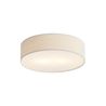 Moderna plafonska lampa bela sa somotskim abažurom 38cm 2-svetla - Luz
