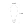 Set-of-5-E27-Dimmable-LED-Bulbs-Spiral-Filament-ST64-Gold-4W-270-lm-2100K