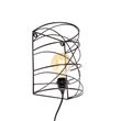 Dizajnová-nástenná-lampa-čierna---Spira