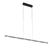 Lampada-a-sospensione-di-design-nera-con-LED-e-dimmer-touch---Platina