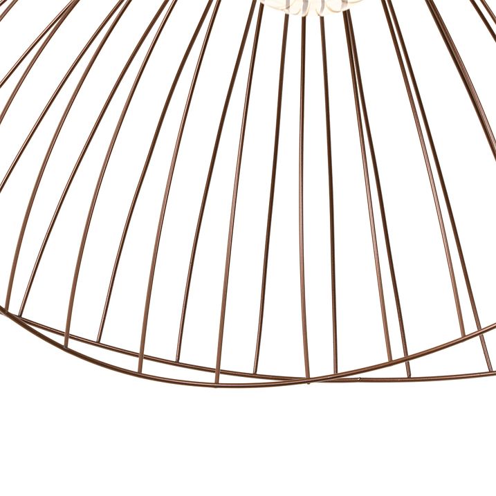 Smart Ceiling Lamp Bronze with Double Shade 45cm incl. WiFi G95 - Pua